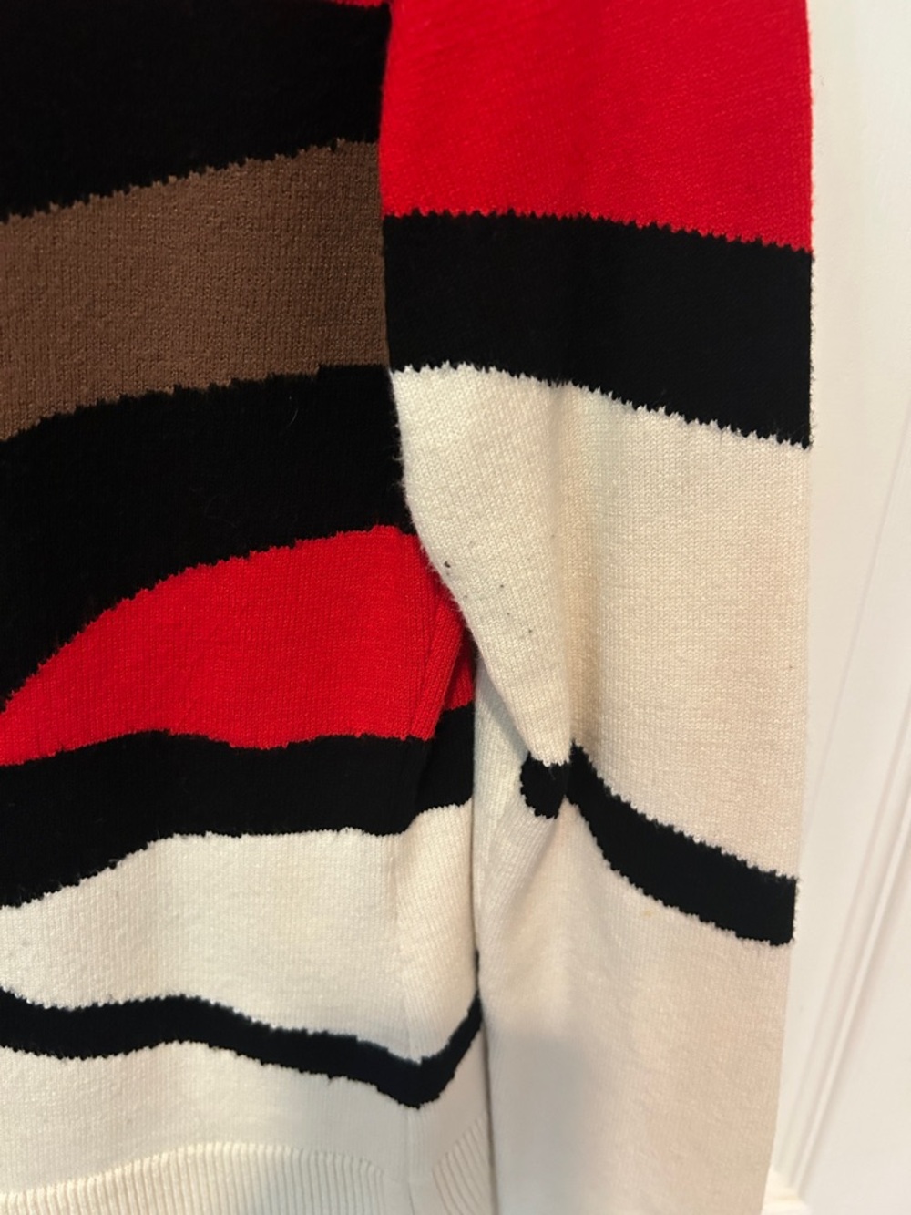 Carlisle Abstract Colorblock Knit Sweater - Picture 7 of 9